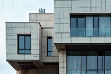 Exterior shot of a modern building